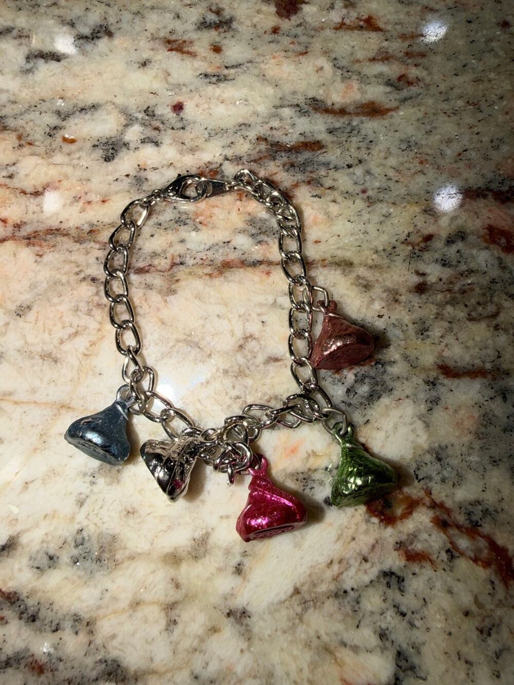 Hershey's Kisses Multi-Color Charm Bracelet
